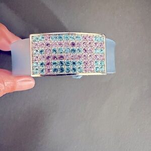 Swarovski Crystal Adjustable Plastic Bracelet